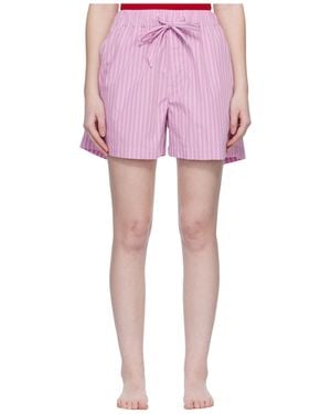 Tekla Drawstring Pajama Shorts - Pink