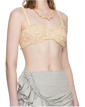 Dries Van Noten Bra-Style Top - Gray