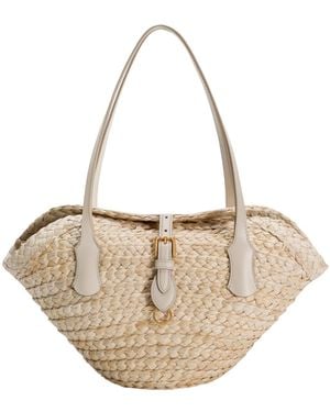 Dolce & Gabbana Raffia Tote Bag - Natural