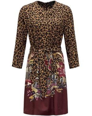 Etro Pattern-Printed Long-Sleeved Dress - Multicolor