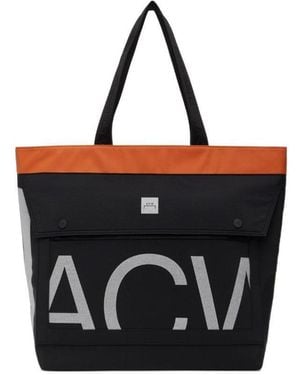 A_COLD_WALL* Stria Tech Logo Tote Bag - Black