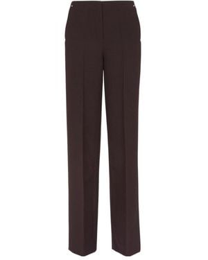 Fendi Straight-Leg Tailored Cut Trousers - Brown