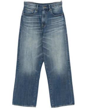 R13 Venti Straight Leg Jeans - Blue