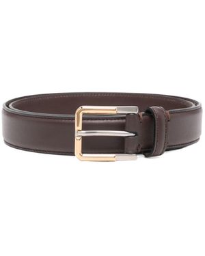 Etro Leather Belt - Brown