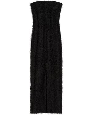 TOTEME Strapless Fil-Coupé Dress - Black