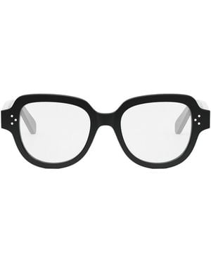 Celine Geometrically Framed Flat Mirror - White