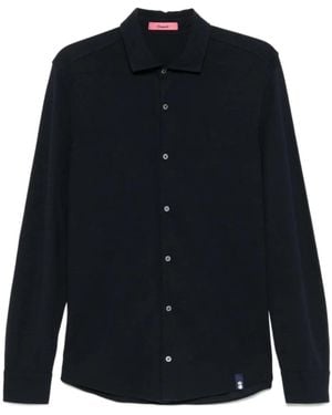Drumohr Cotton Shirt - Blue