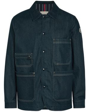 Moncler Haderu Denim Overshirt - Blue
