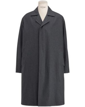 Dior Homme Straight Hem Long-Sleeved Coat - Gray