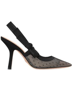 Dior Slingback Mesh Heeled Court Shoes - Multicolour
