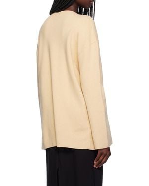 STAUD Long-Sleeved Cardigan - Natural
