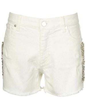 Ermanno Scervino Logo Shorts - White