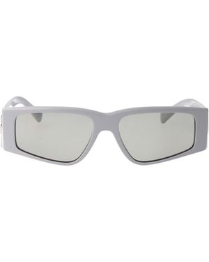 Dolce & Gabbana Eyewear Rectangular Frame Sunglasses - White