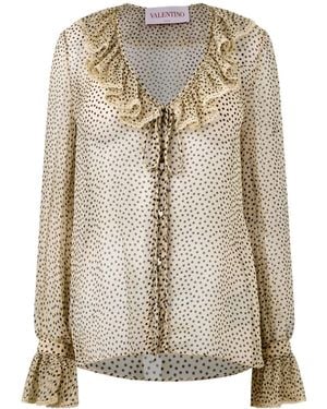 Valentino Long-Sleeved Shirt - Metallic