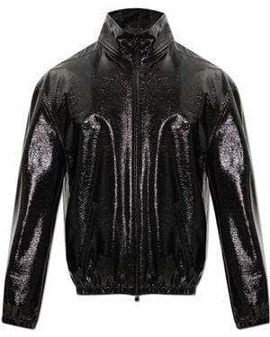 Courreges Long-Sleeved Casual Jacket - Black