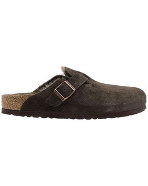Birkenstock Casual Flat Slide Sandals - Brown