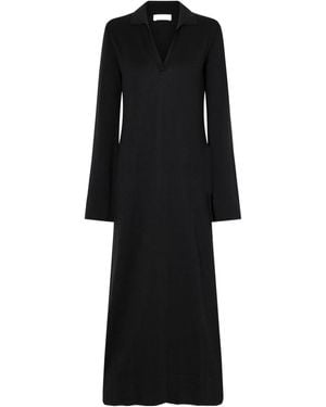 Altuzarra Cotton And Silk-Blend Maxi Dress - Black