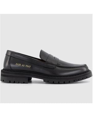 Common Projects Coordinates-Print Loafers - White