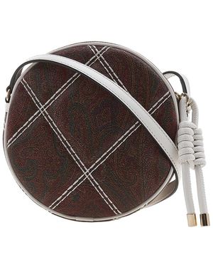 Etro Logo Cross-Body Bag - Brown