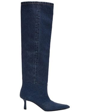Alexander Wang Pointy High-Heeled Boots - Blue