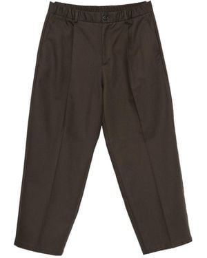Herno Elastic Waist Casual Pants - Gray