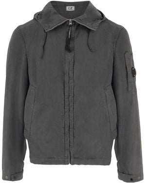 C.P. Company Micro Reps Lens Hooded Jacket - Grey