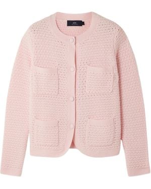 arch4 Tulip Organic Cashmere Cardigan - Pink