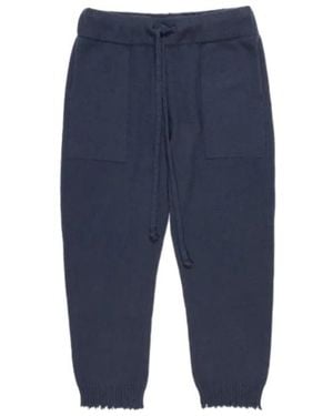 Uma Wang Drawstring Pocket Ankle Pants - Blue