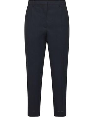 Prada Wool Rush Stitch Pants - Blue
