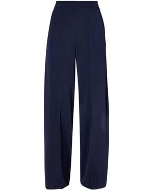 Lanvin Ribbed Knit Trousers - Blue