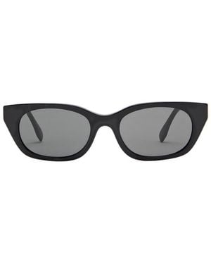 Fendi Narrow Cat-Eye Sunglasses - White