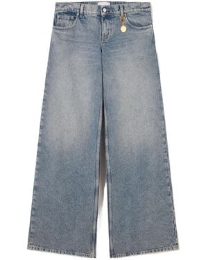 Stella McCartney Vintage Wash Wide-Leg Jeans - Blue