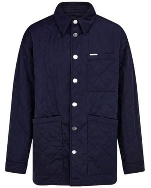 Ferragamo Ferragamo Quilted Blouson - Blue