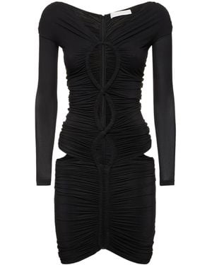 Dion Lee Pleated Dress - Black
