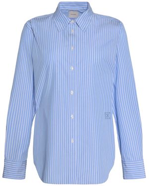 Calvin Klein Vertical-Stripe Shirt - Blue