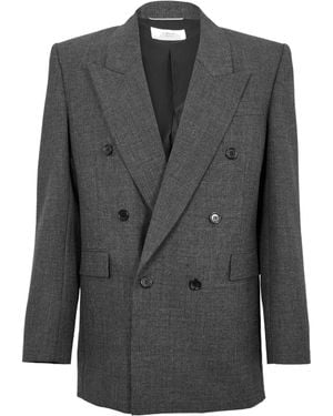 Saint Laurent Double-Breasted Blazer - Black