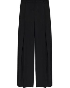 CASABLANCA Pleated Trousers - Black