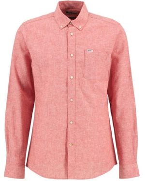 Barbour Nelson Tailored Long-Sleeved Shirt - Pink
