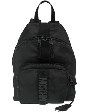 Moschino Top Handle Backpack - Black