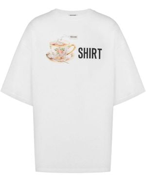 Moschino Graphic-Print T-Shirt - White