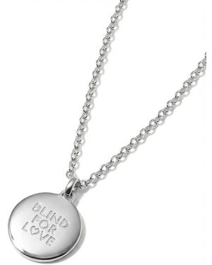 Gucci Blind For Love Pendant Necklace - White
