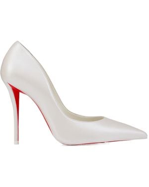 Christian Louboutin Pointed Toe High Heels - White