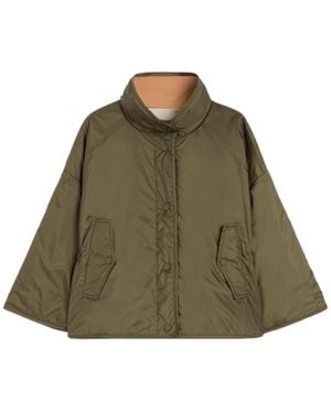 Weekend by Maxmara Reversible Water-Repellent Canvas Jacket - Green