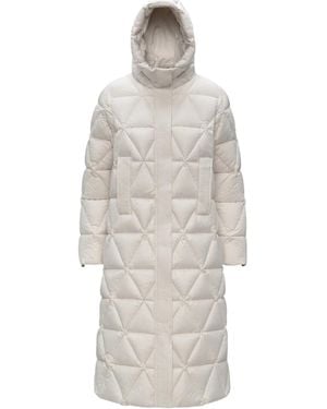 K-Way Ruenne Thermo Long Puffer Jacket - White