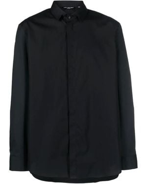 Neil Barrett Long-Sleeve Cotton Shirt - Black