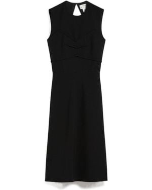 Sportmax Mirto Crewneck Sleeveless Dress - Black