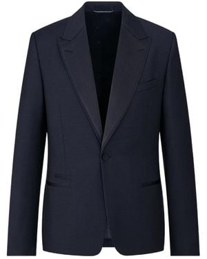 Dior Wool And Mohair Blazer - Blue
