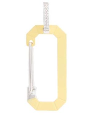 Eera Chiara Big Single Earring - Metallic