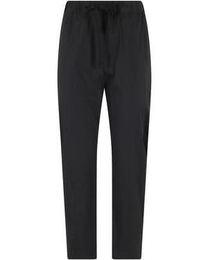 Semicouture Drawstring-Waistband Trousers - Black