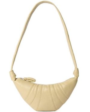 Lemaire Small Croissant Knotted Shoulder Bag - White